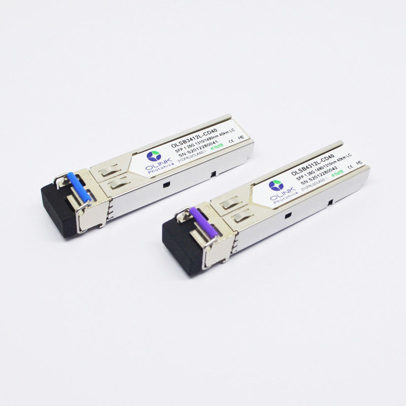 1000BASE-BX-D BiDi SFP 1490nm-TX/1310nm-RX 40km Optical Transceiver Cisco Compatible