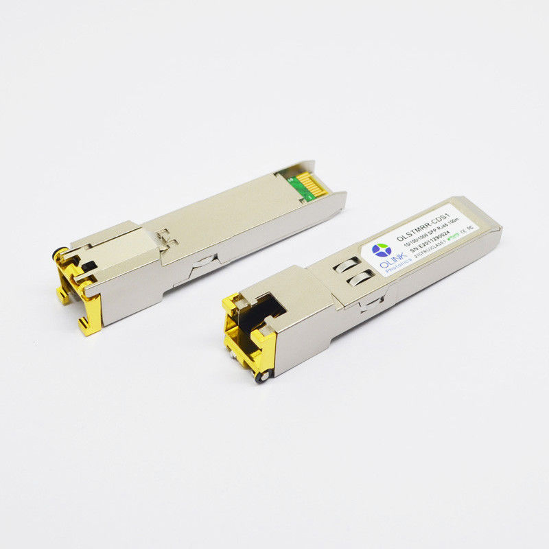 10/100/1000BASE-T SFP Copper RJ-45 100m Customized Optical Transceiver Module